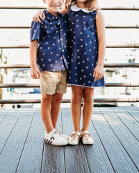 Maddie & Connor Co. - Anchors Away Button Down Shirt