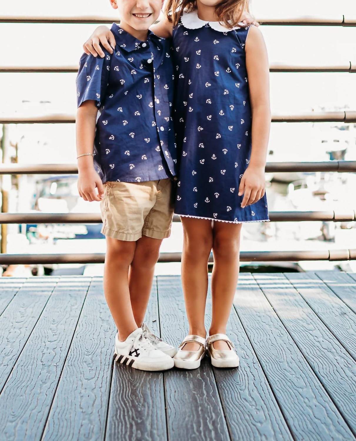 Maddie & Connor Co. - Anchors Away Button Down Shirt