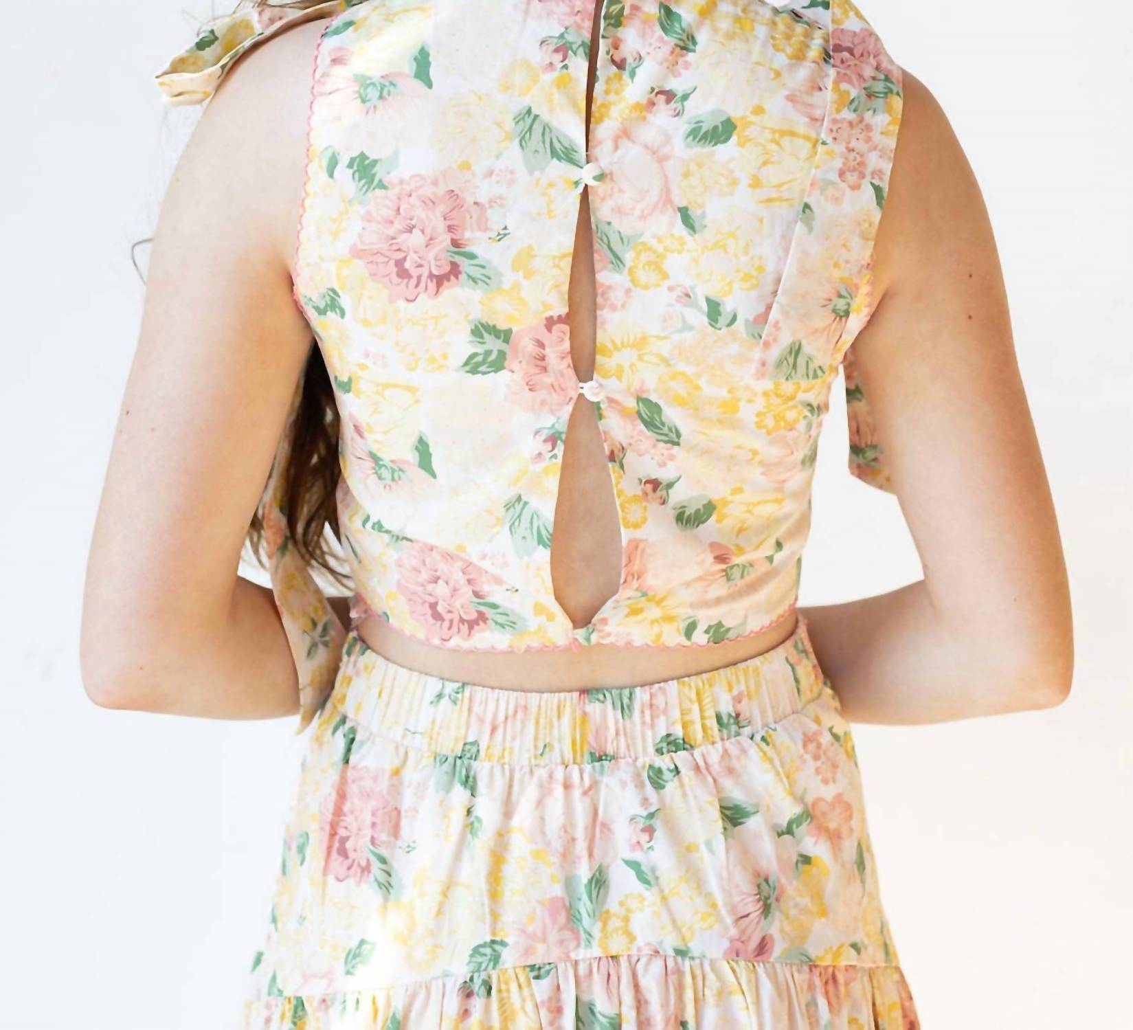 Mable - Daphne Sleeveless Tie Back Top