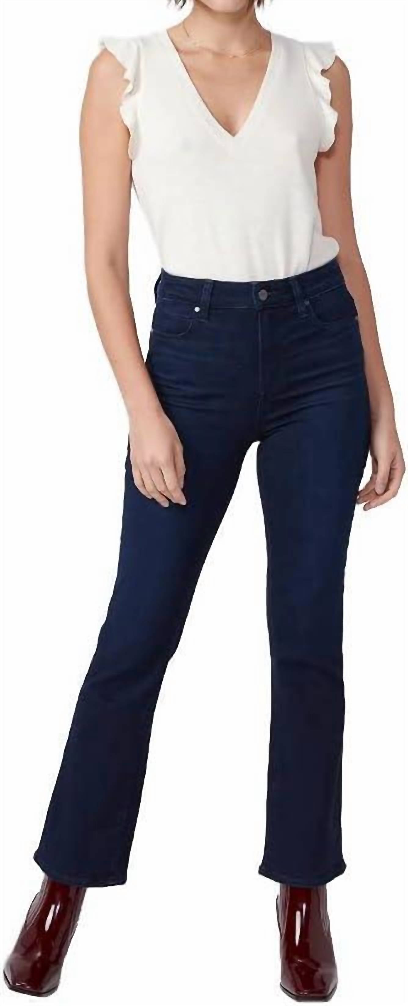 Paige - Claudine High Rise Ankle Flare Jeans