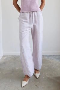 Mijeong Park - Silk Linen Drawstring Pants