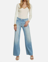 L'Agence - Low Rise Wide Leg Jean
