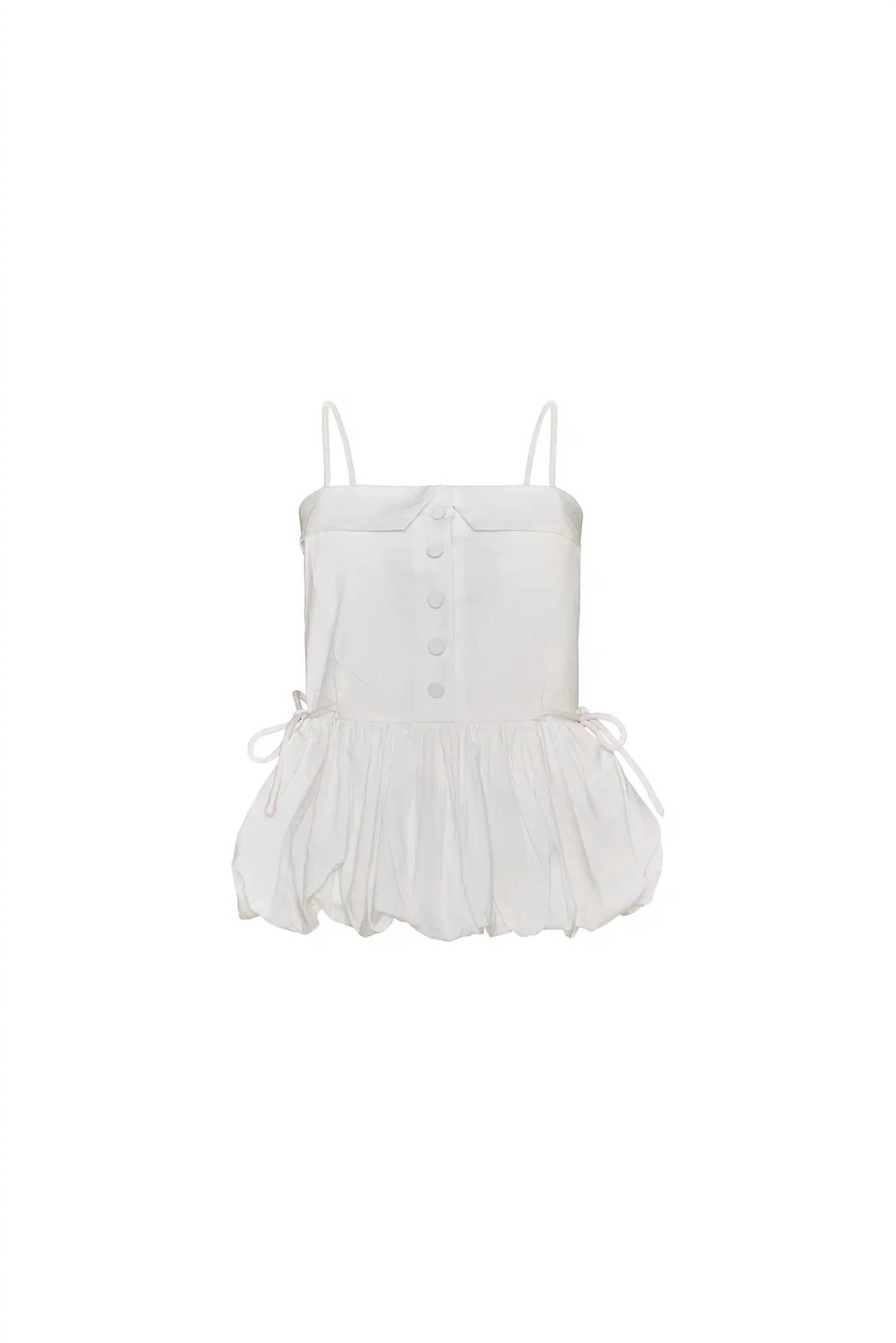 Hunter Bell - Juliana Faux Button-front Top