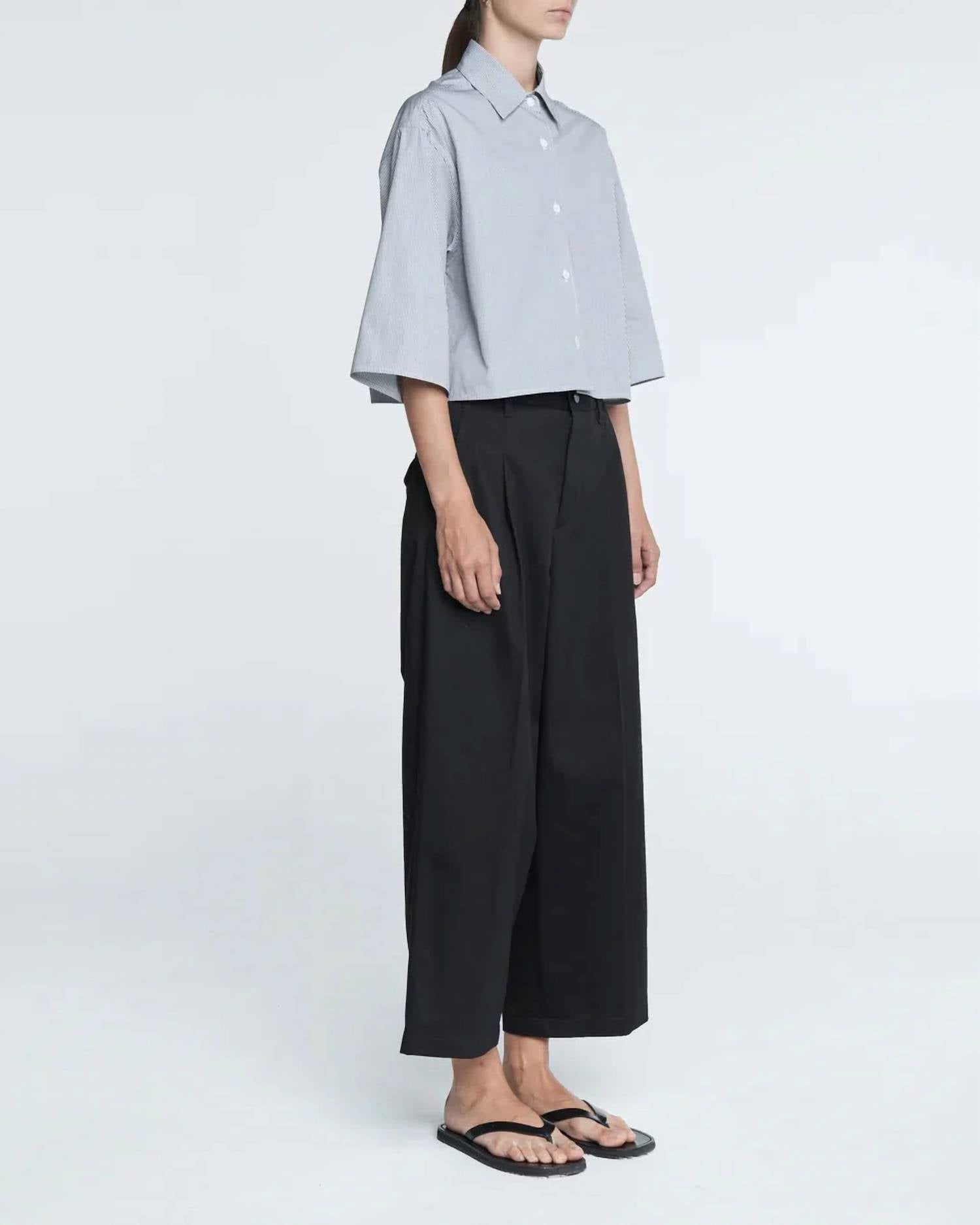 Maria Mcmanus - Cropped Short Sleeve Shirt