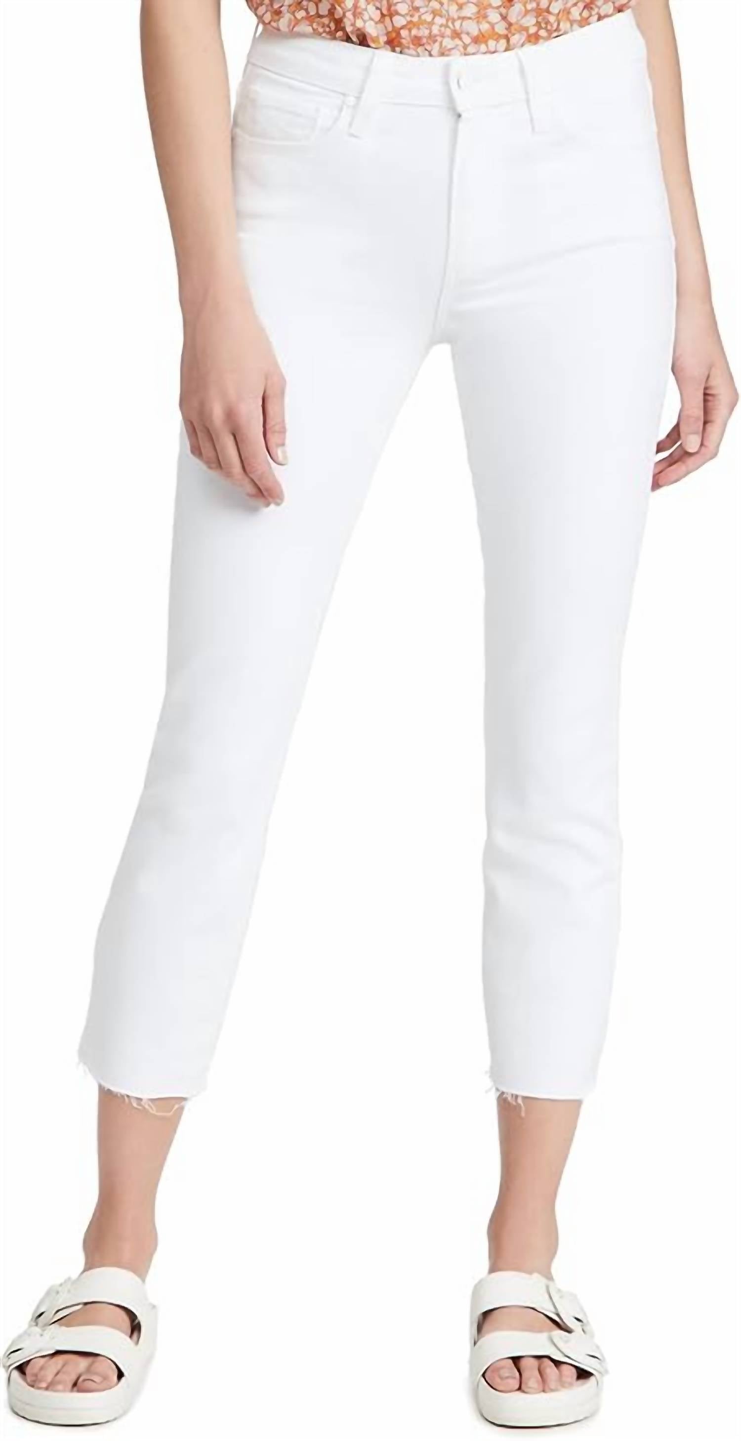 Paige - Cindy Stretch Denim Crop Jeans