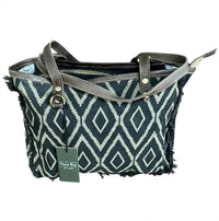 Myra Women's Chevron Tote in black - women's bag