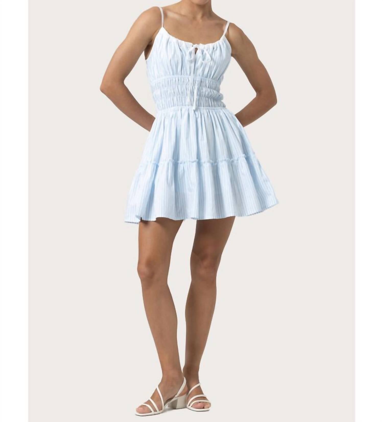Lusana - Rosa Poplin Dress