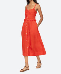 Sea - Zora Solid Tank Button Down Dress