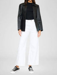 KanCan Mara Ultra High Rise 90's Wide Leg Jeans in white - women's pants - alternate view