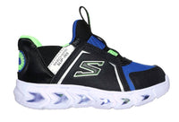 Skechers Kids Hypno-flash 2.0 Shoes in black blue lime - kids' sneaker