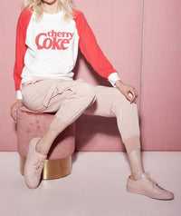 Wildfox - Cherry Coke Contrast Fiona Crewneck Sweatshirt