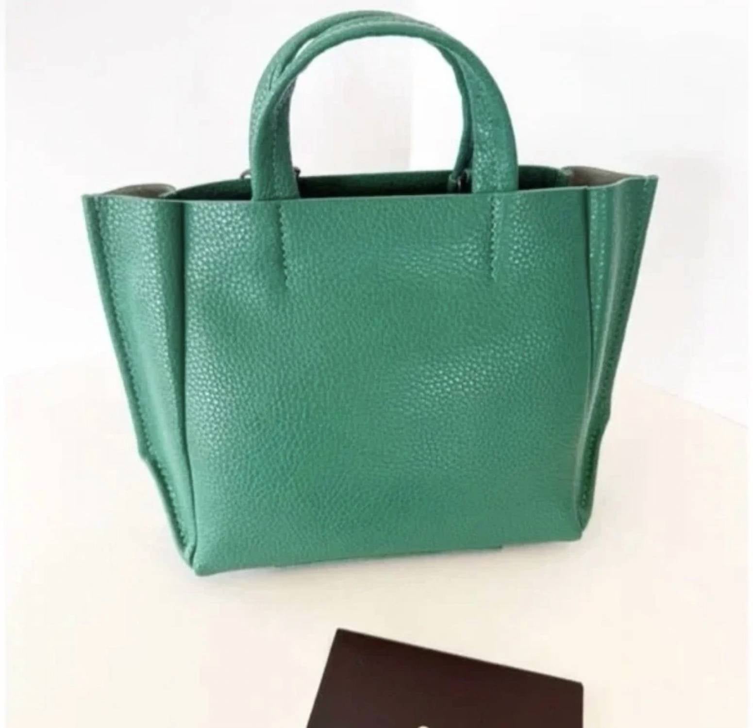 Ampersand As Apostrophe - Women's Micro Tote Leather Bag