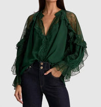 Alice + Olivia - Aleena Lace Blouse