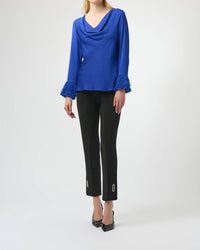 Joseph Ribkoff - Satin Cowl Neck Blouse