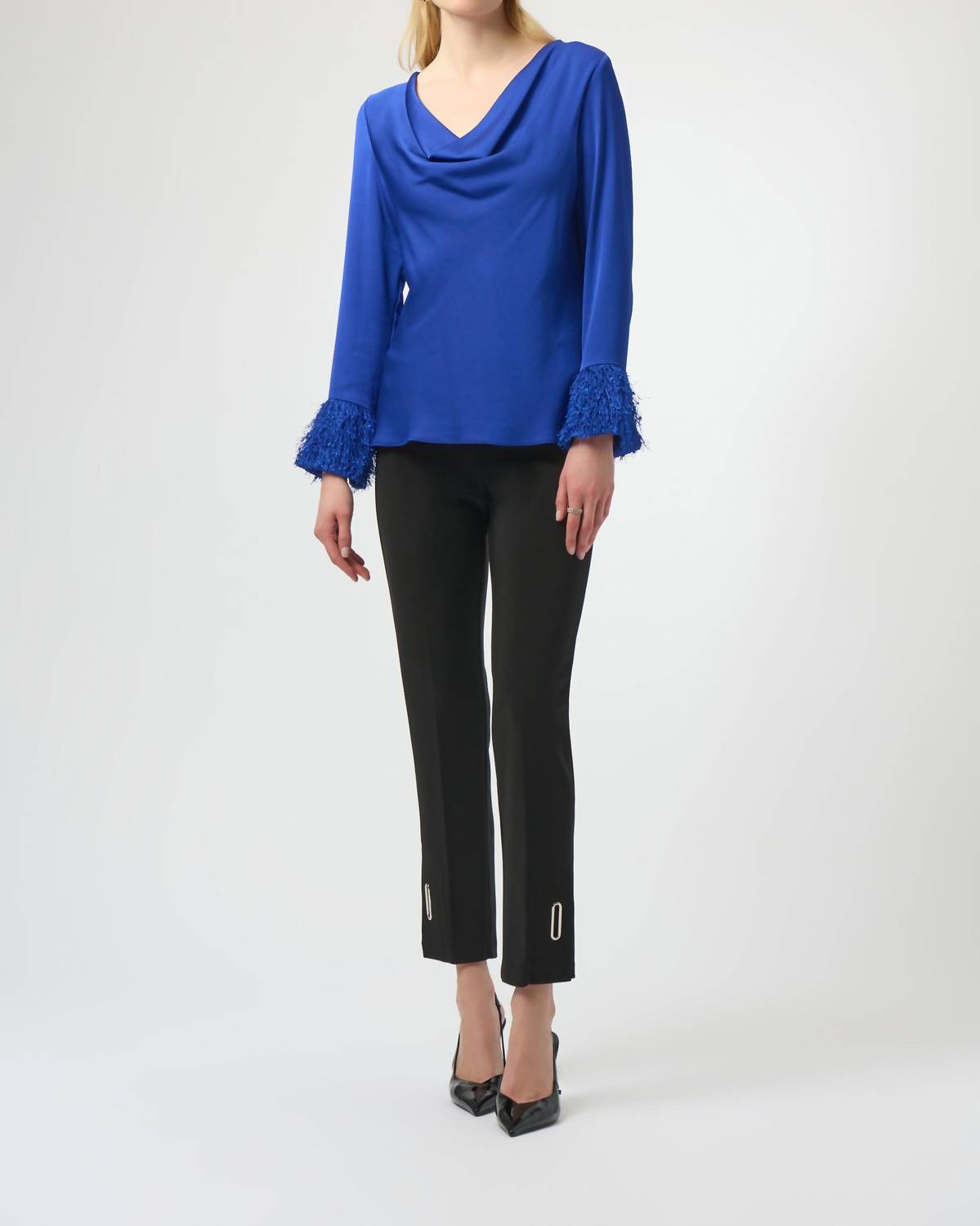 Joseph Ribkoff - Satin Cowl Neck Blouse