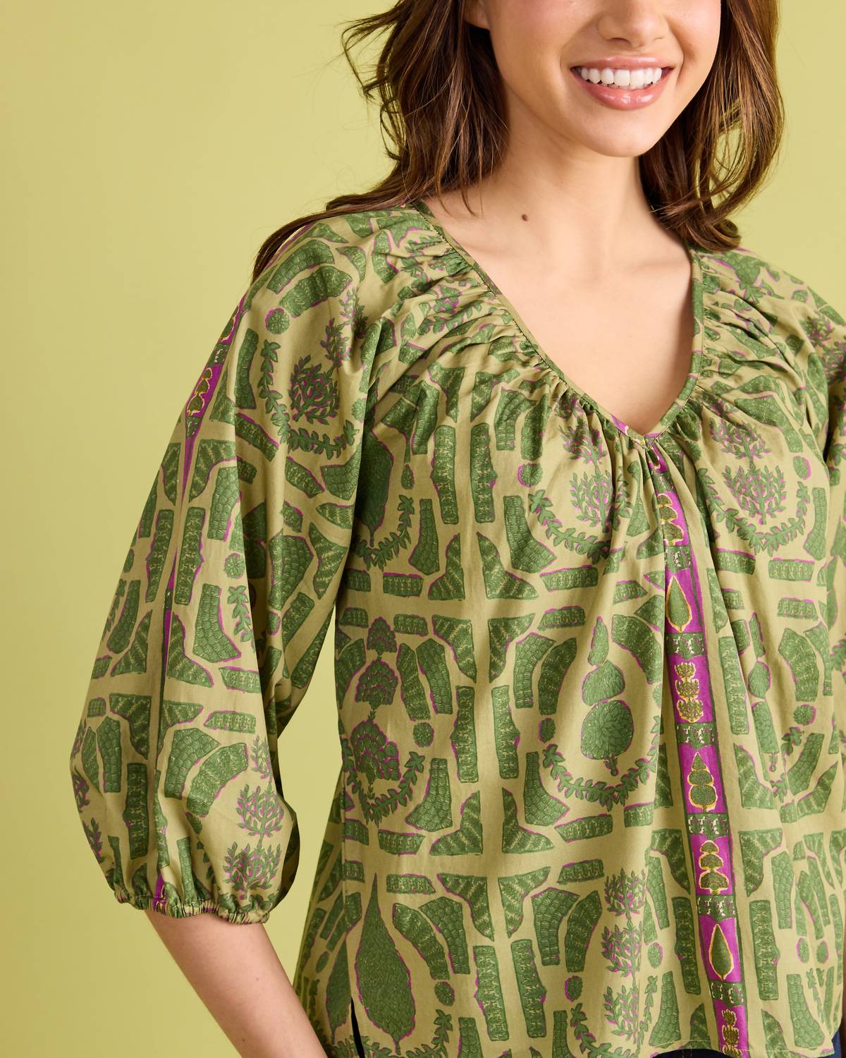 Double A - Beatrice V Neck Top