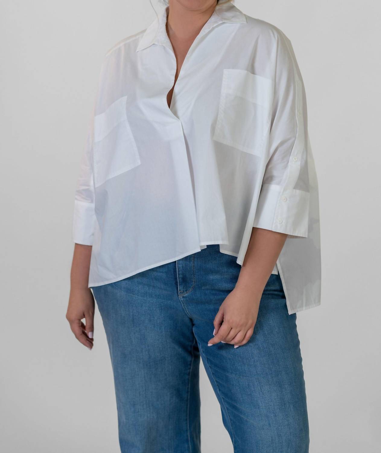 Psophia - Camisa Cut Out Top - Plus