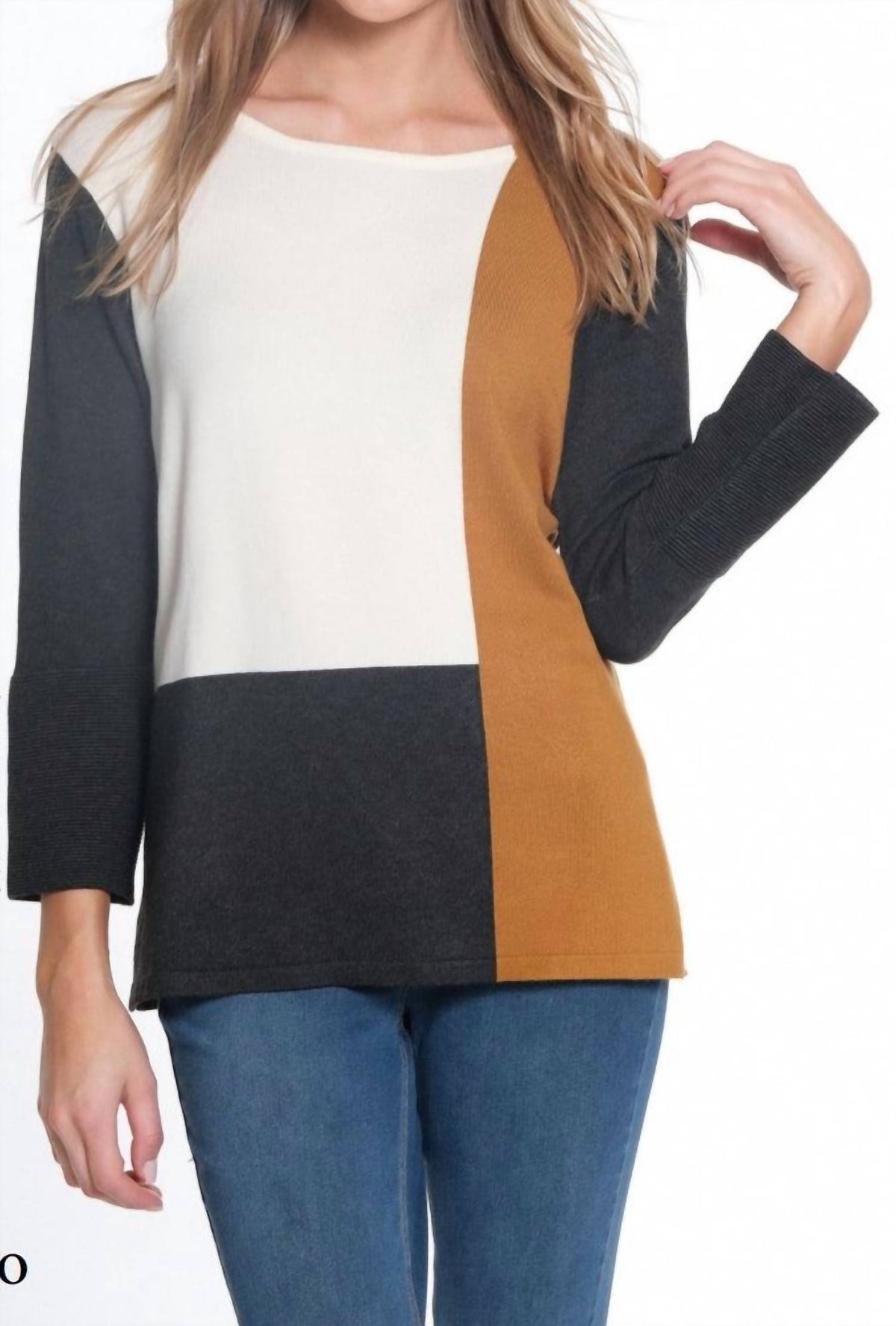 Multiples - Block Sleeves Sweater