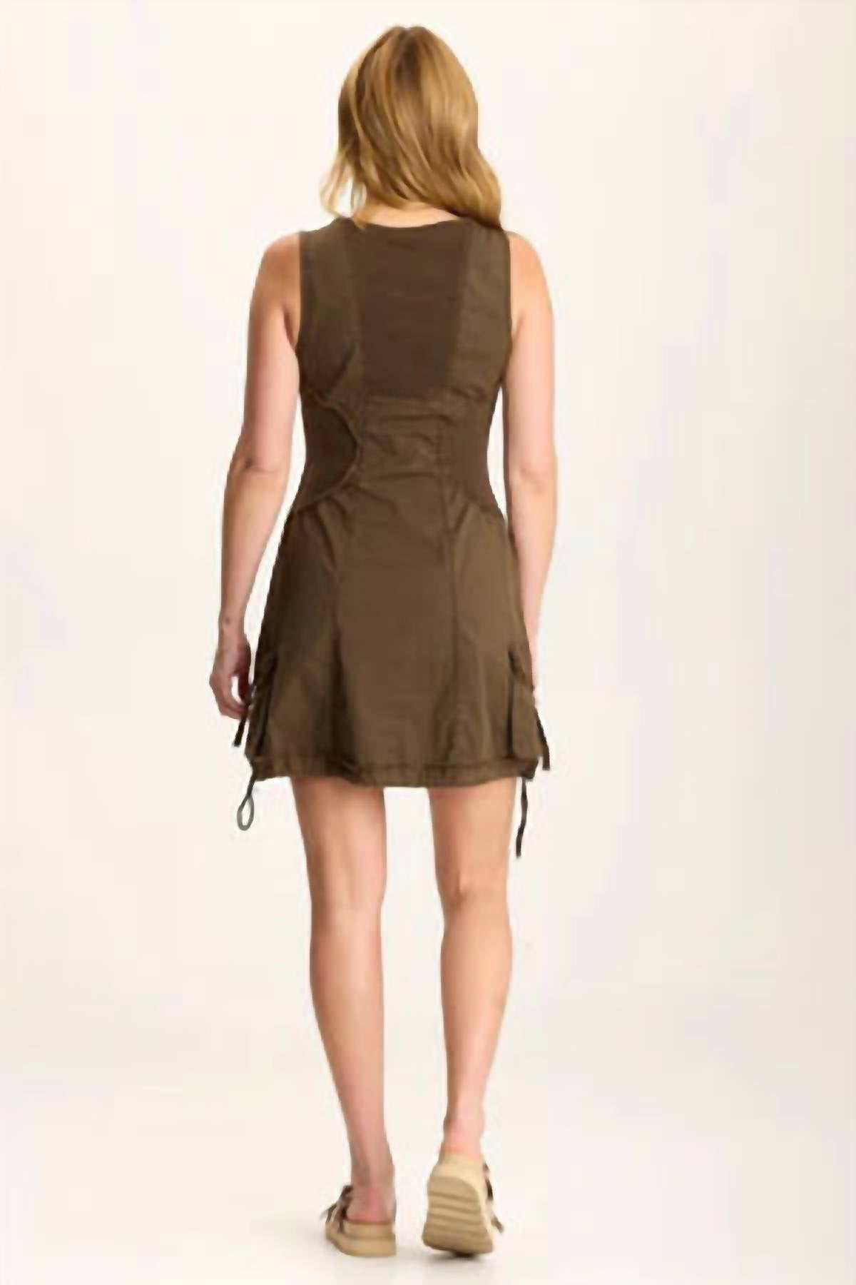 Xcvi - Damara Poplin Cargo Mini Dress