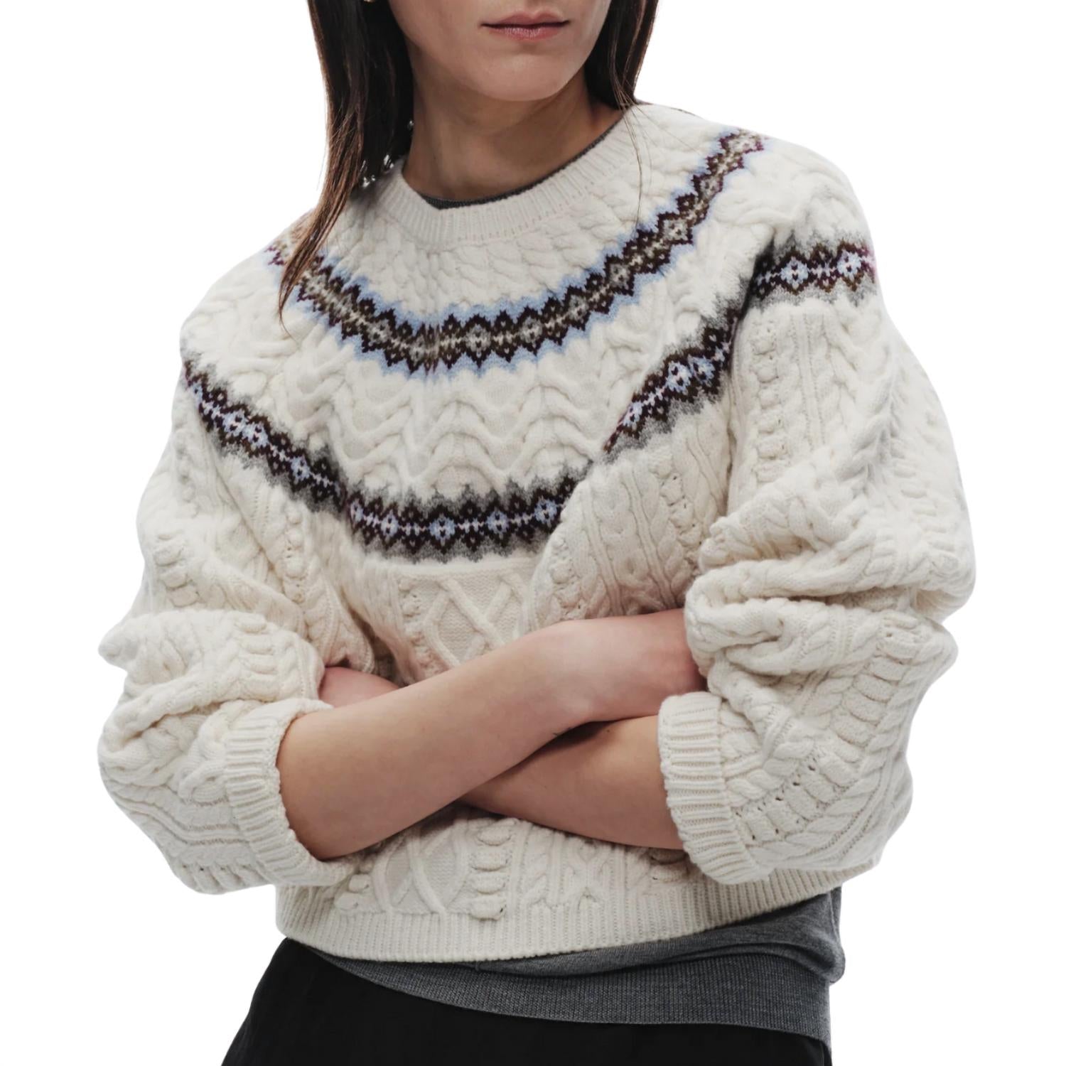 Saint Art - AINSLEY FAIR ISLE SWEATER