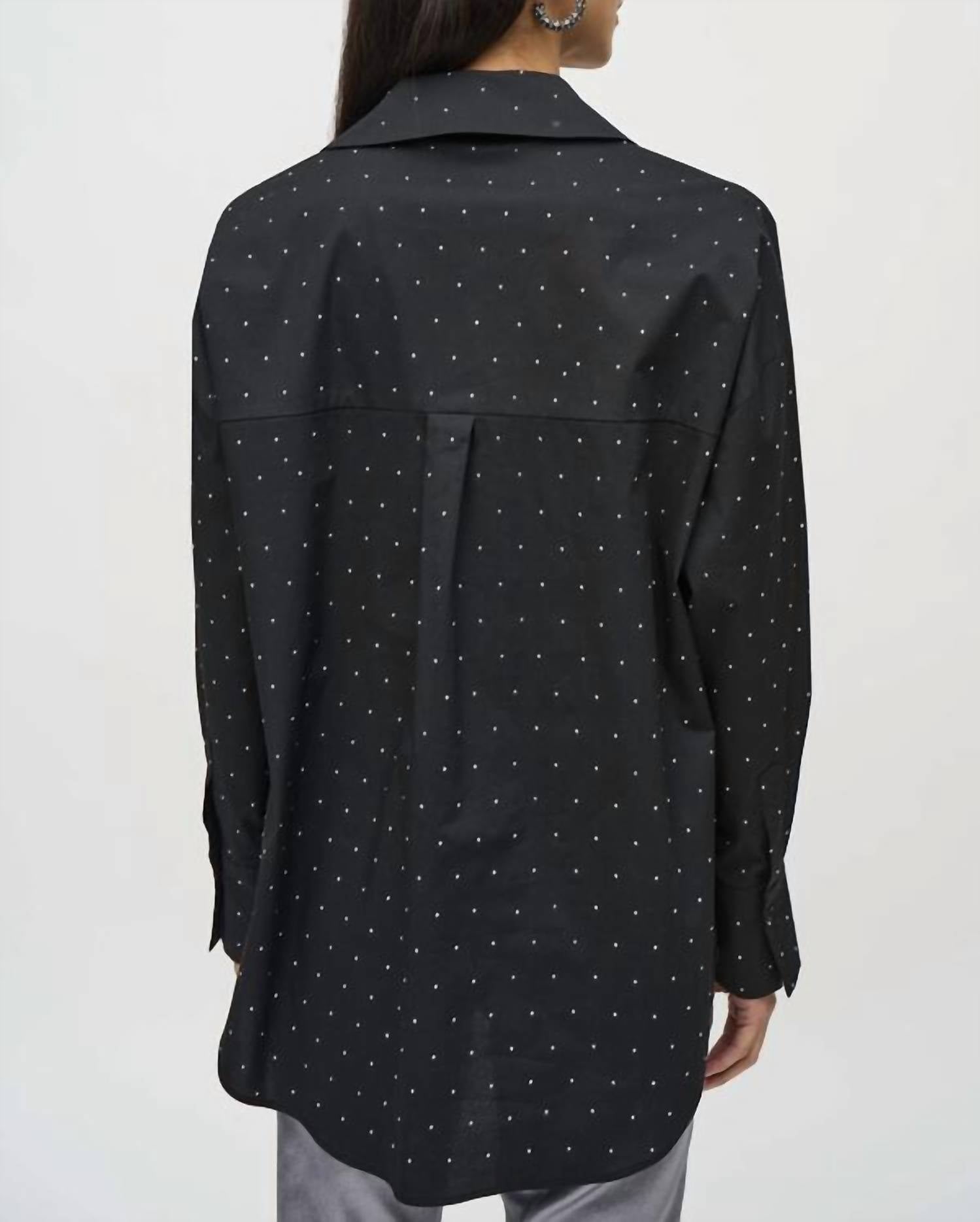 Joseph Ribkoff - stretch cotton blouse