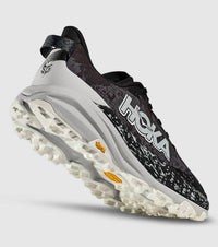 Hoka Men's Speedgoat 6 Running Shoes in black stardust - men's shoe - detail view