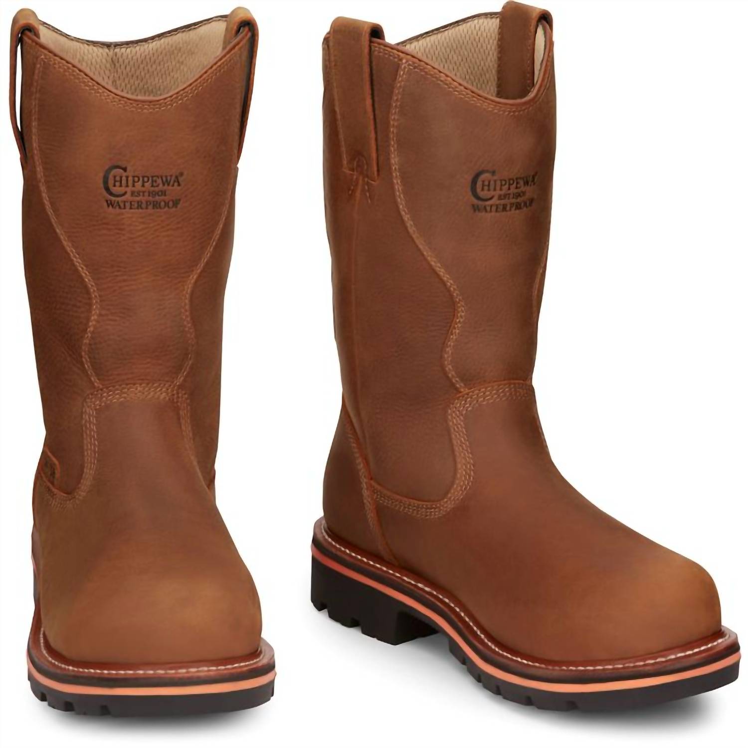 Chippewa - Men's Thunderstruck Waterproof Nano Composite Toe Work Boots - Medium
