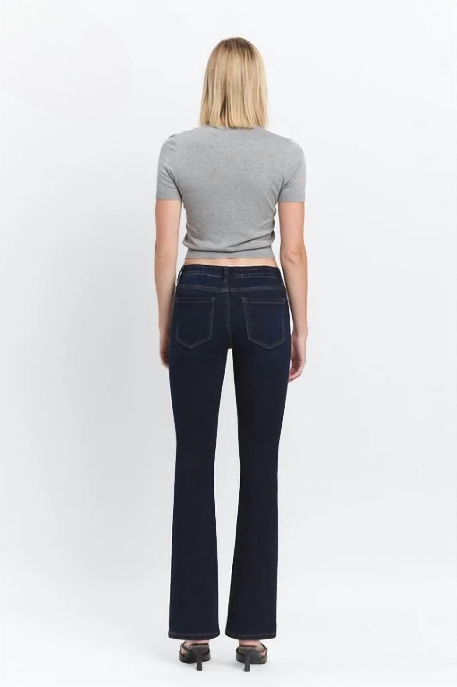 Vervet By Flying Monkey - Marlowe Mid Rise Bootcut Jeans