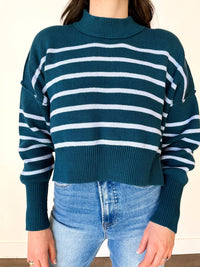 In-Loom - Isla Striped Crop Sweater