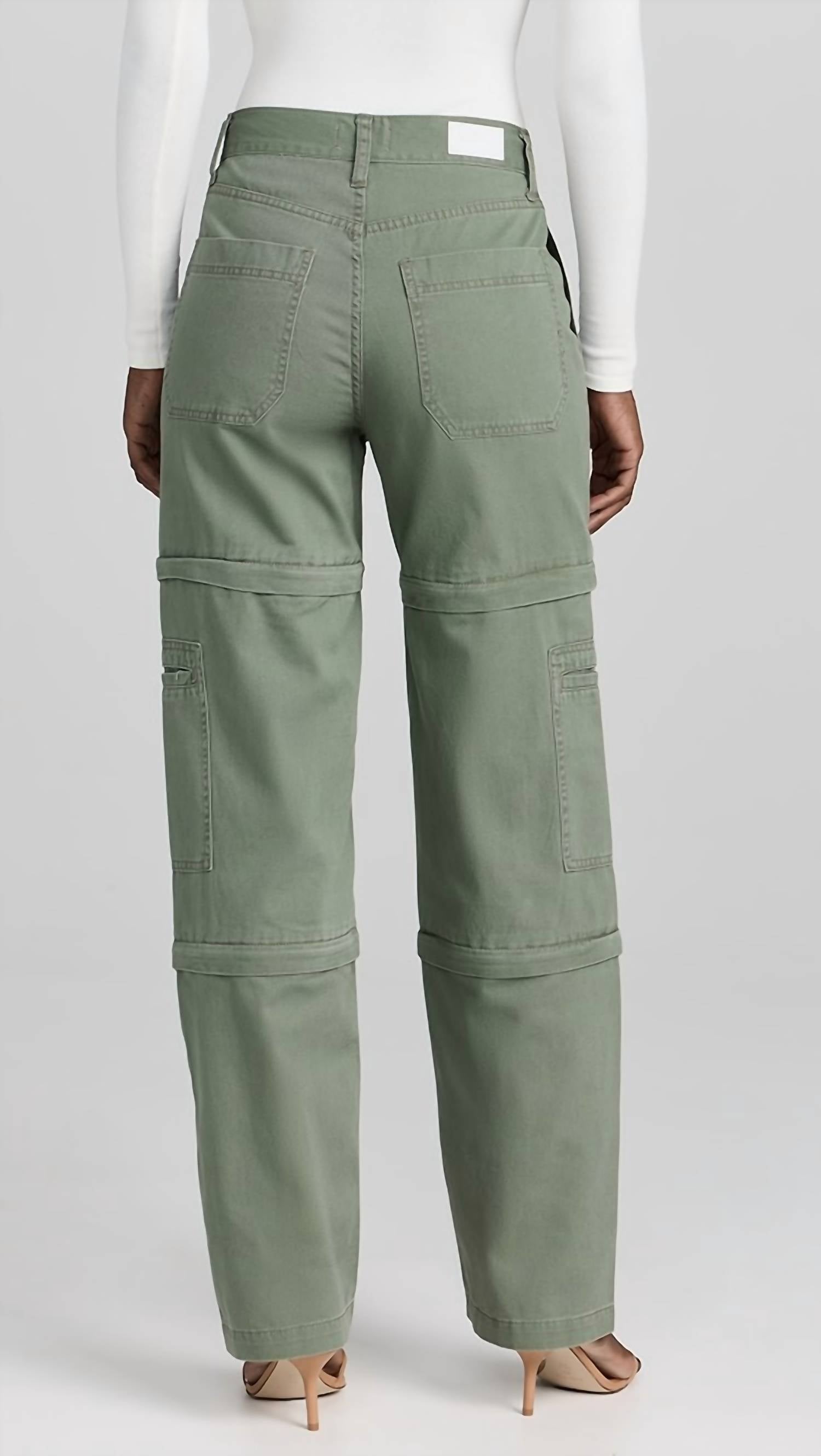PISTOLA Aiden Pants in calvary olive - women's jeans - alternate view