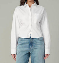 Joe'S Jeans - Perfect Cropped Button Down Shirt