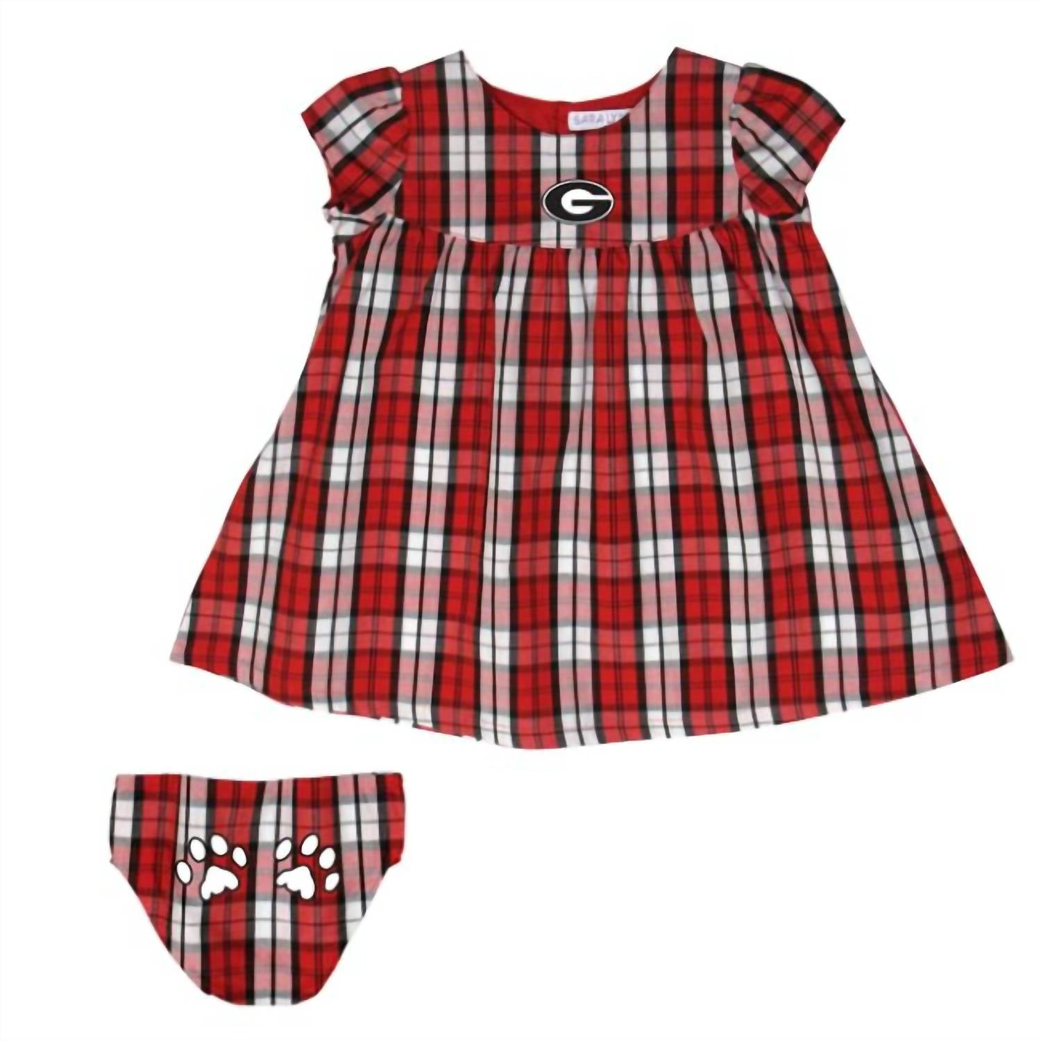 Sara Lynn Togs - Girls' University of Georgia Campus Dress Set
