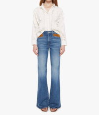 Mother Shakespeare In The Park Blouse in the park in off white - women's blouse
