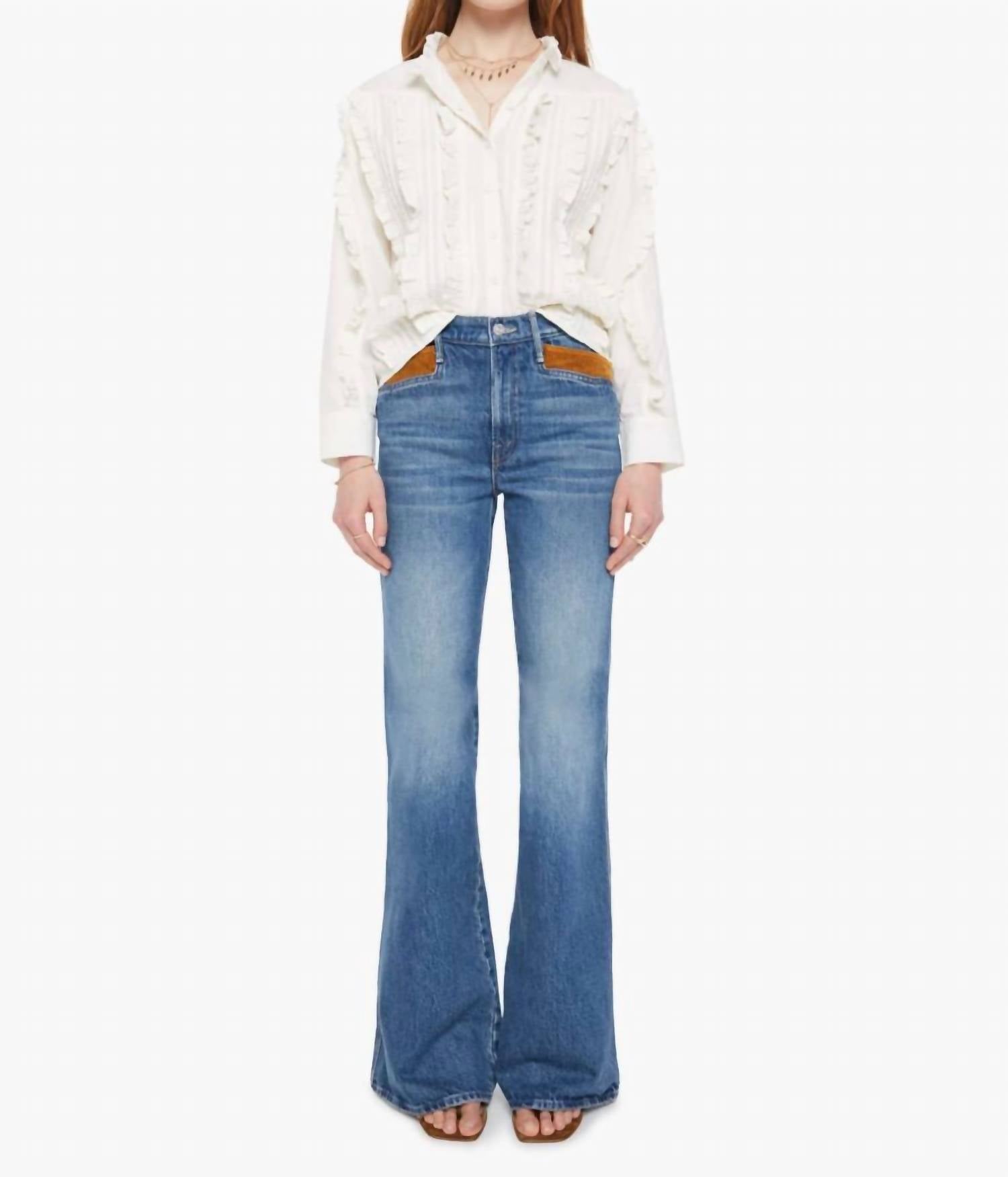 Mother Shakespeare In The Park Blouse in the park in off white - women's blouse