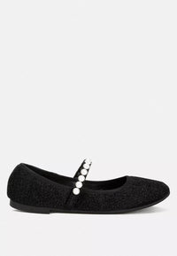 Rag Company - Women's Pearl Embellished Ballerina Flats