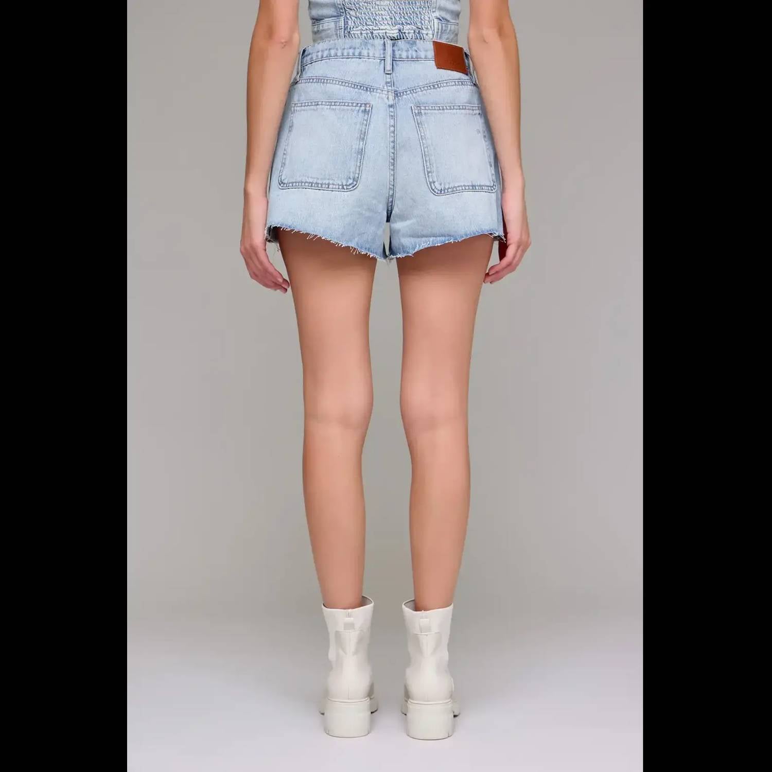 Hidden - Ava Side Insert Denim Shorts