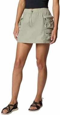 Columbia elevated view cargo skort in green - women's shorts