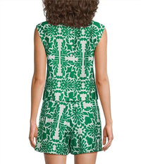 Skies Are Blue - Printed Crew Neck Sleeveless Coordinating Top