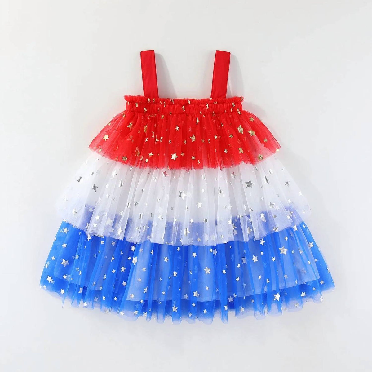 Little Trendy - Girls Tiered Tulle Tutu Dress