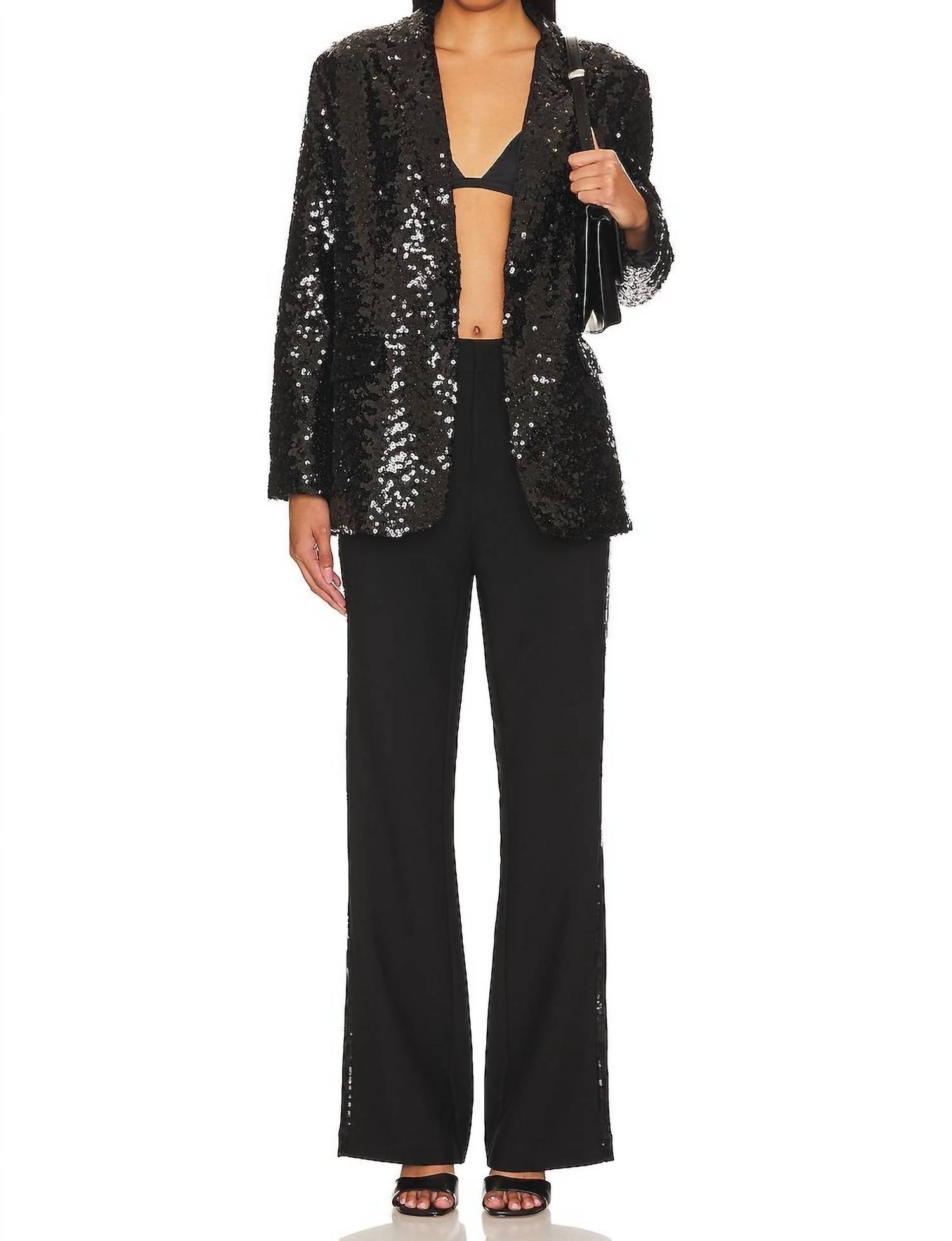 STEVE MADDEN Wavelry Dress Pant in black - women's pants - view 4