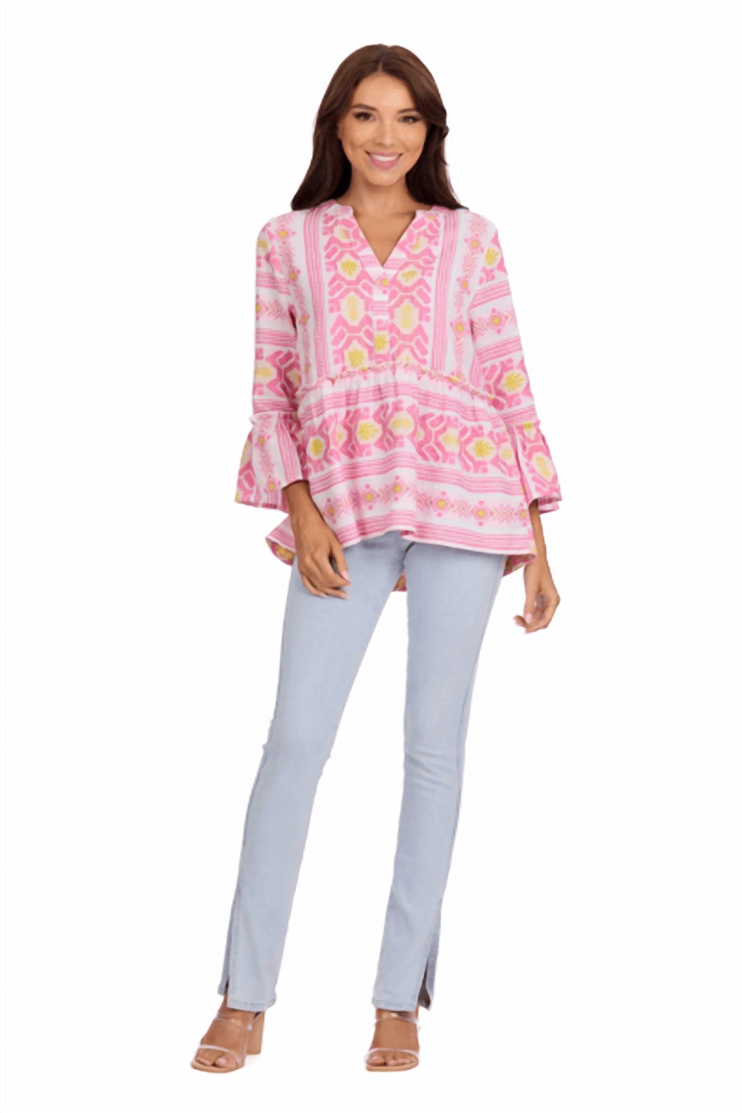 Mudpie - Callaway Jacquard Top