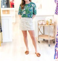 Never A Wallflower - Mini Cargo Skirt