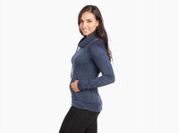 KUHL Women's Lea Pullover in abyss - women's long sleeve top - alternate view