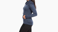 KUHL Women's Lea Pullover in abyss - women's long sleeve top - detail view