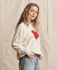 The Great. - The College Sweatshirt With Heart Graphic