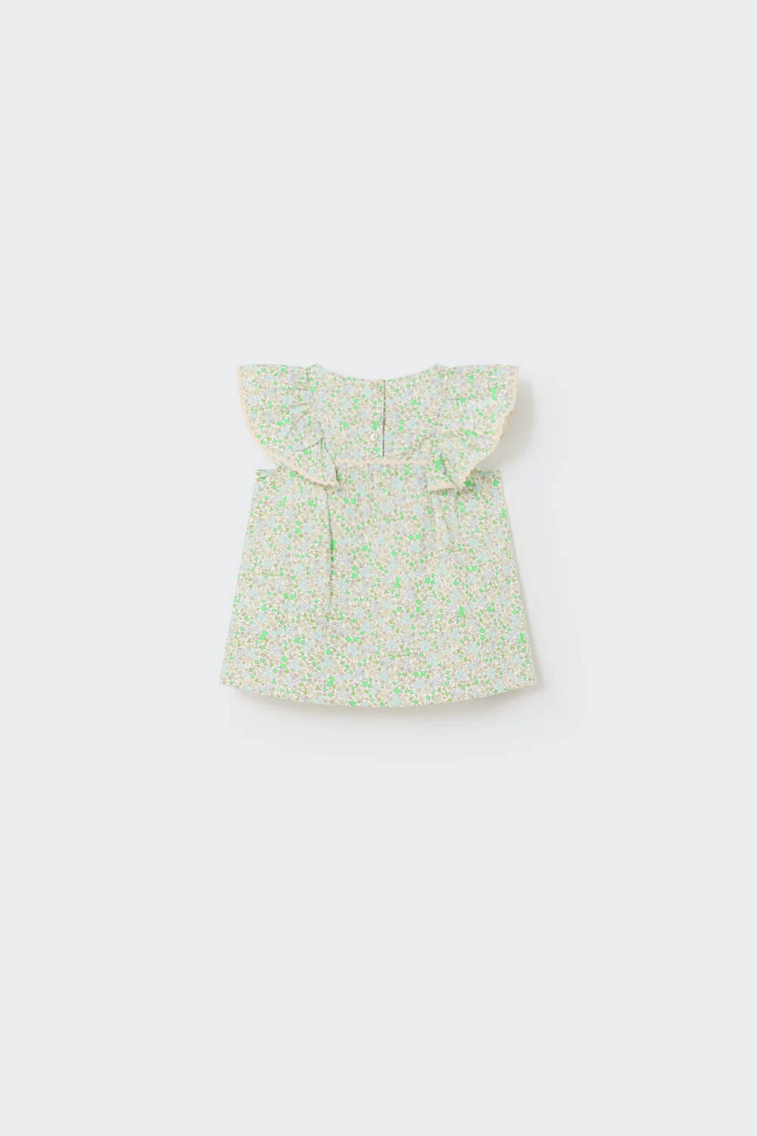 Cozmo - Girl's Bright Floral Baby Dress