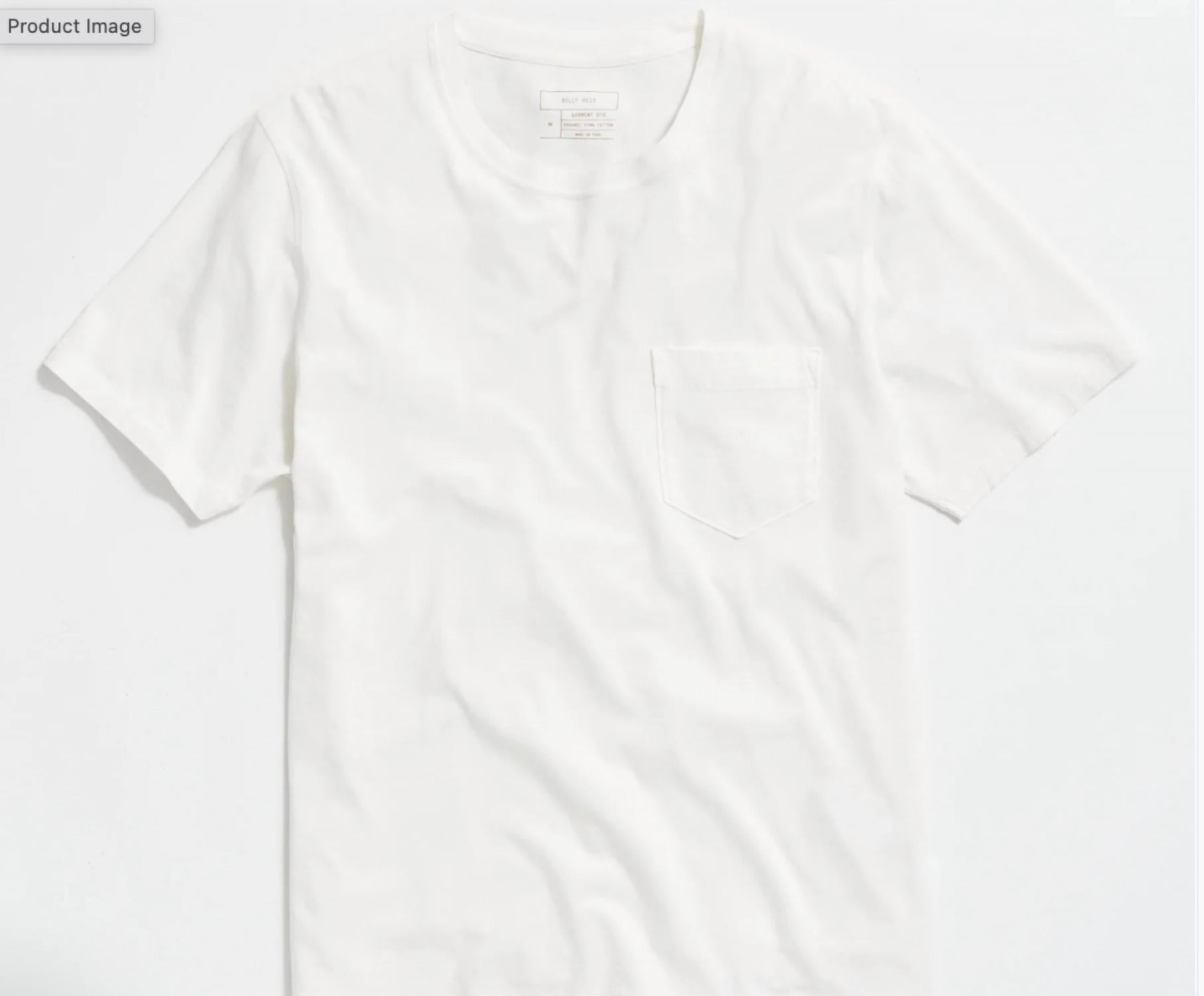 Billy Reid - Men's Short Sleeve Washed Tee