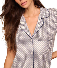 Eberjey - Gisele Shortie Printed Pajama Set
