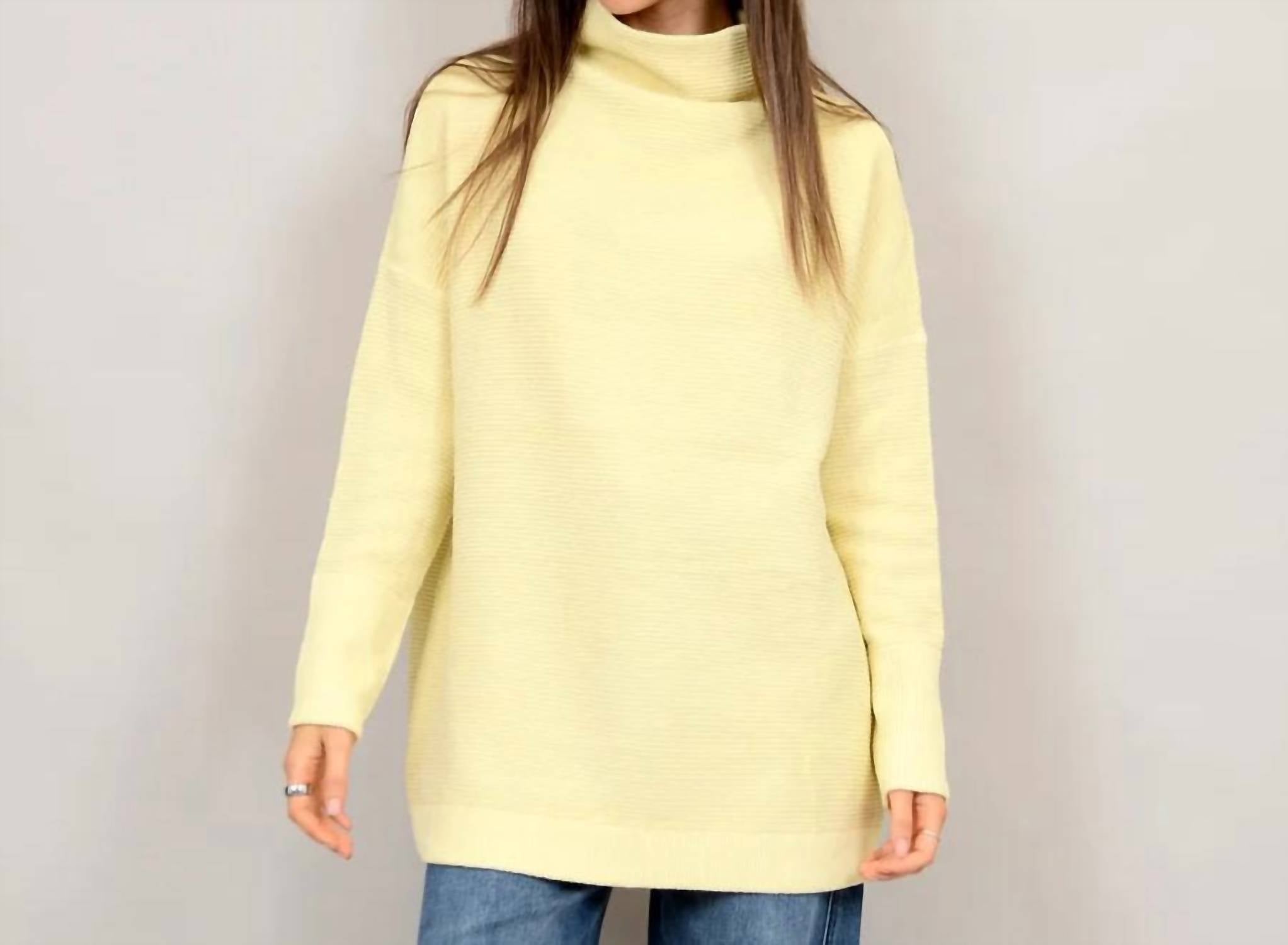 Rd Style - Nancy Ottoman Ribbed Mock Neck Sweater
