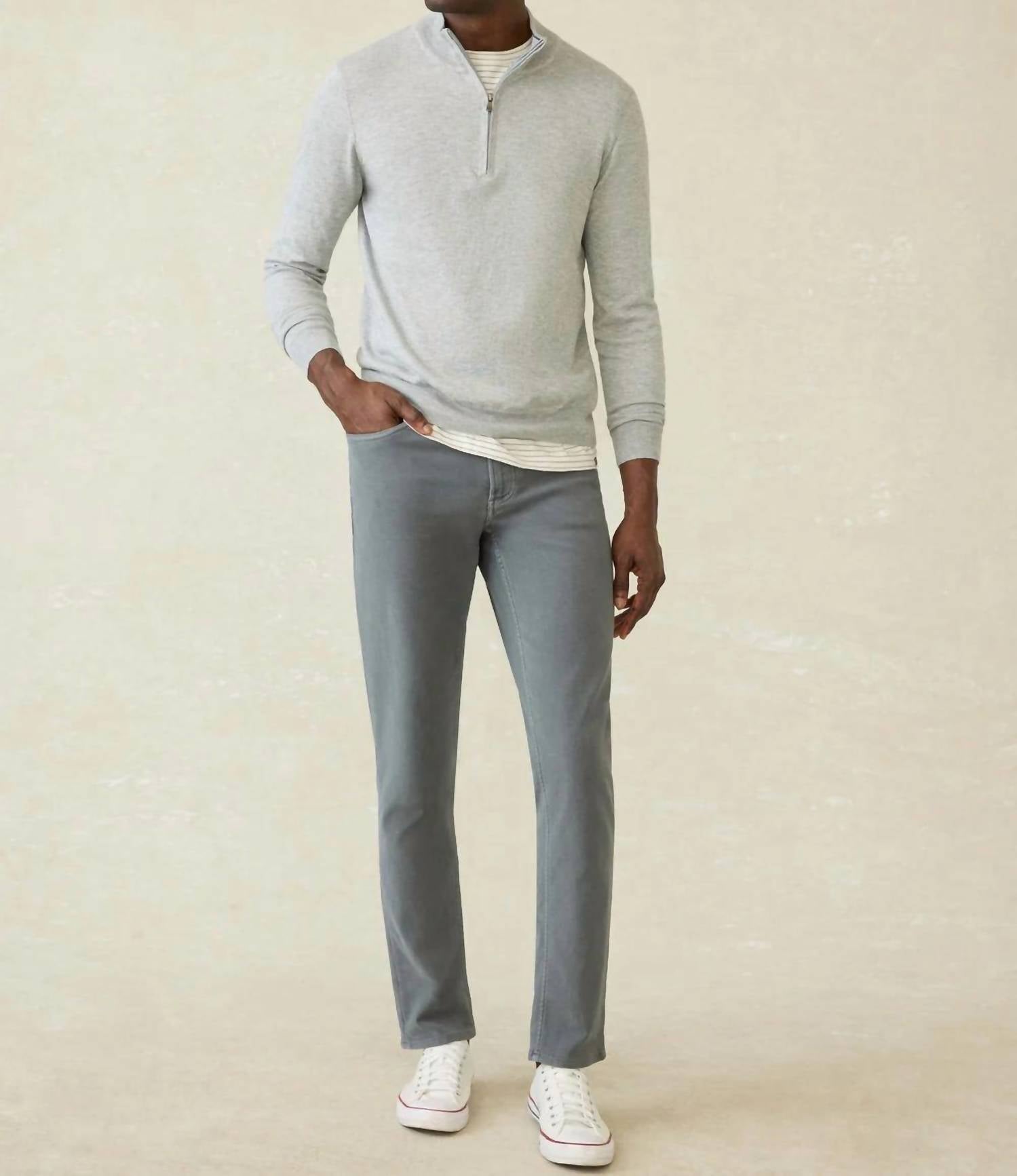 Faherty - Stretch Terry 5-pocket Pant